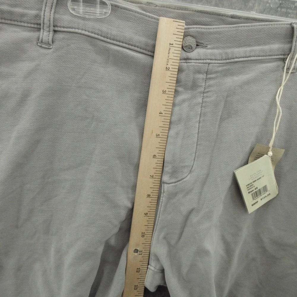 Faherty Men's Chino Shorts 42 Iron Cotton Blend Stretch Terry 7